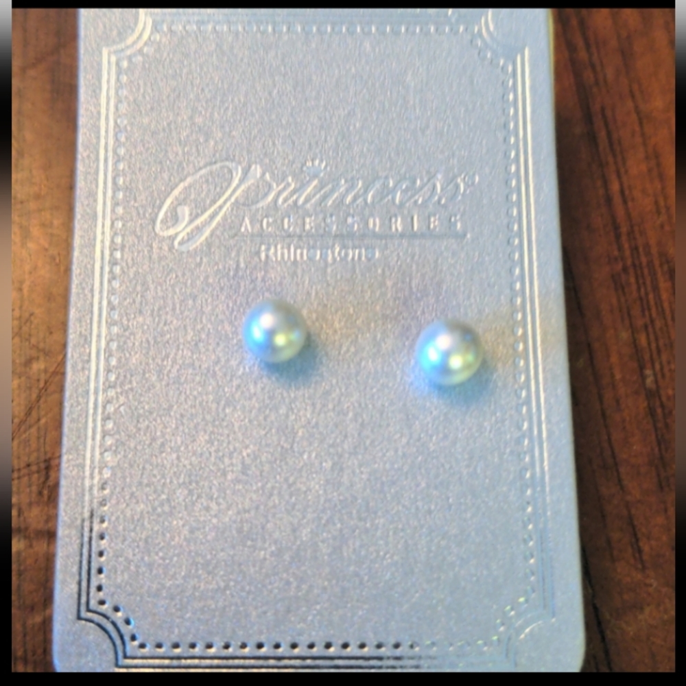 Rhinestone Faux Pearl Stud Earrings